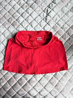 Garage Red Mini Skirt